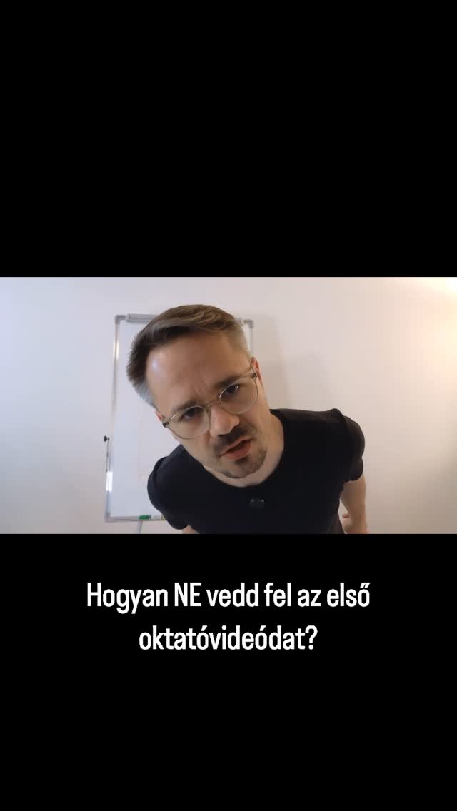 Tegnap este nekiálltam egy gyakorló felvételnek, és hát… mondjuk úgy, hogy nem egészen úgy sikerült,