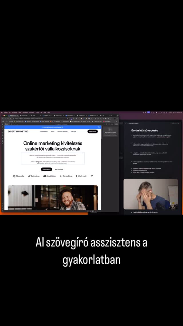 Már nagyjából huszadszorra írom át a weboldalam teljes szövegét, mert nem érzem igazán a sajátomnak.