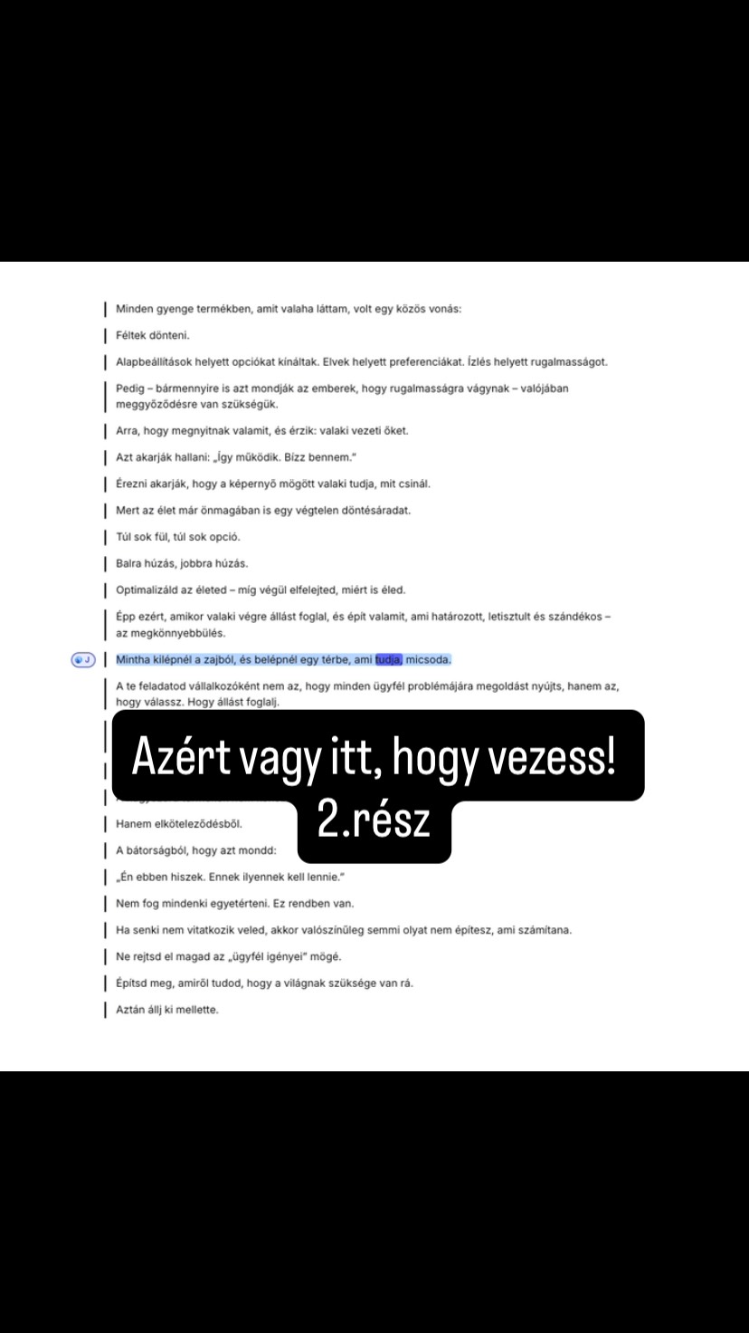 1/2 rész/ A szöveg ettől az ismeretlen úriembertől származik. Kövessétek, megéri!

Honlap: substack.