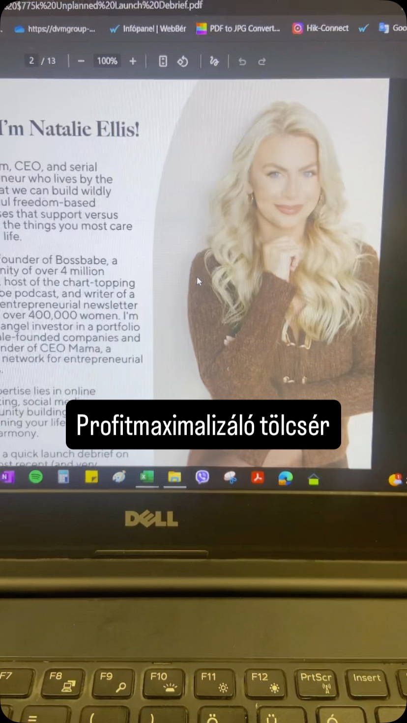 Nézzük, mi történt:

	•	Mutattak egy belépő szintű (tripwire) ajánlatot → 7$.

	•	Utána folyamatosan