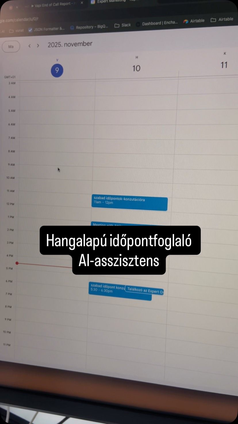 #onlinevállalkozás #aiworkflow #hangalapuasszisztens#aiasszisztens #vallalkozasfejlesztes #aiautomat